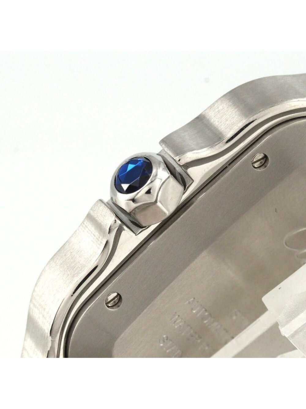 Cartier Santos de Cartier SS Automatic Volume Watch - Picture 4 of 8